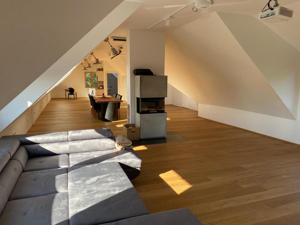 Salzburg-Loft Im Stadtteil Leopoldskron-Moos 120Qm Mit Balkon & Untersbergblick 外观 照片