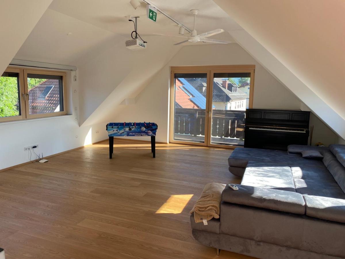 Salzburg-Loft Im Stadtteil Leopoldskron-Moos 120Qm Mit Balkon & Untersbergblick 外观 照片
